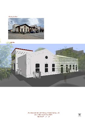 Holešovický dvorek - studie rekontrukce Hal 27 a 28 v Pražské tržnici